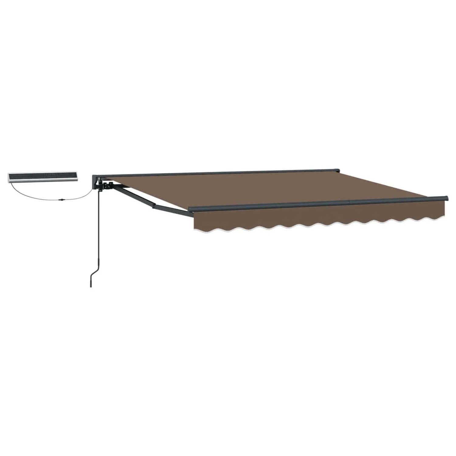 vidaXL Elektrische Ausziehbare Markise Taupe 4,5 x 3 m 3426266