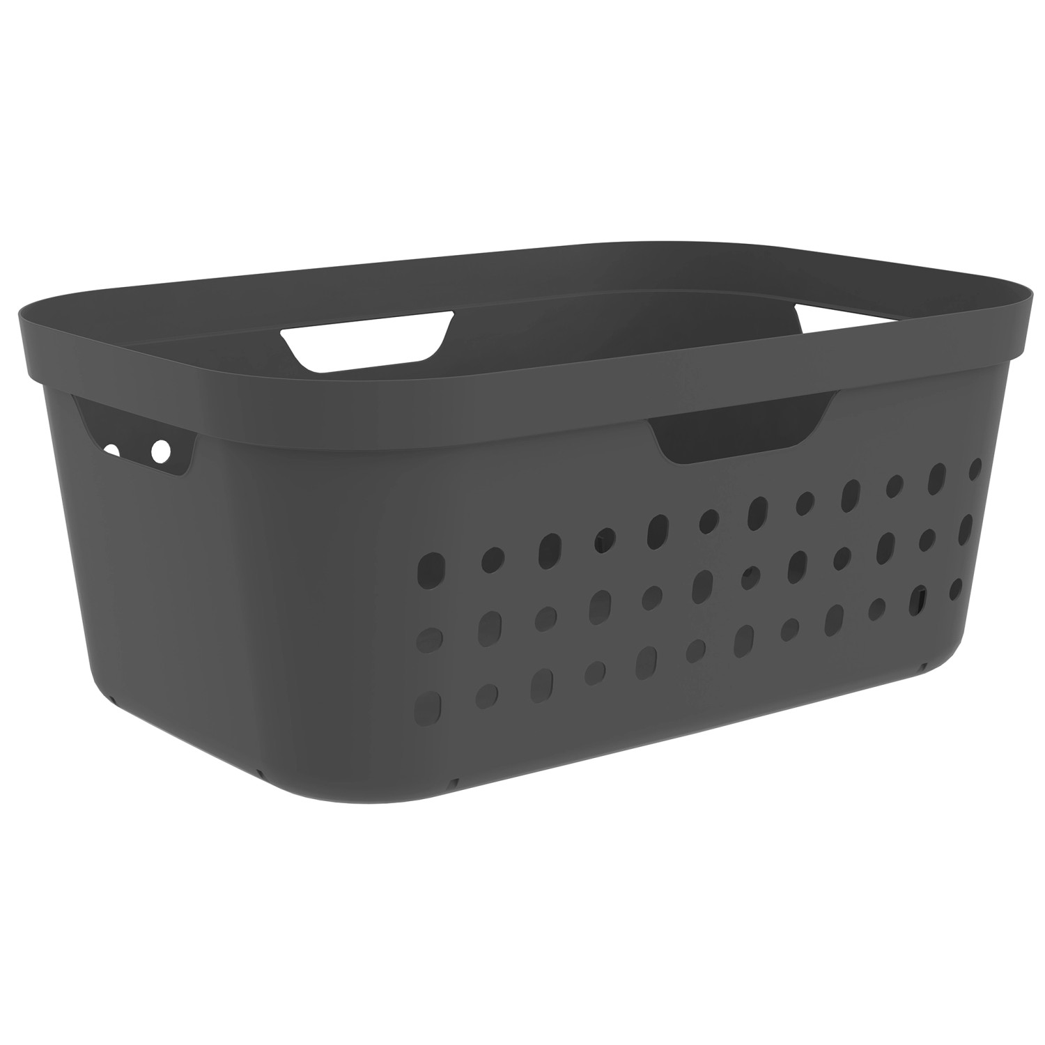 Rotho Wäschekorb Jona 39, Anthrazit