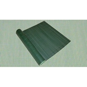 DELUKE Sichtschutzmatte ELMA PVC 90x500cm Grün Kunststoff Balkon Sichtschutz Wetterfest Balkon-Windschutz