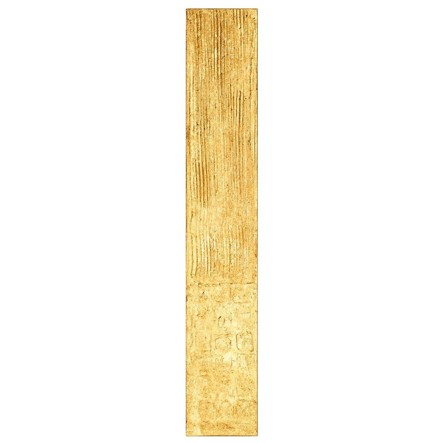 Art Universe Leinwandbild Slim Golden Structure 25 x 150 cm
