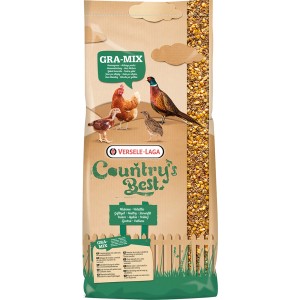 Versele-Laga Country's Best Gra-Mix Hennenmischung, 20 kg Sack mit Hühnern, Fasan und Wachtel.