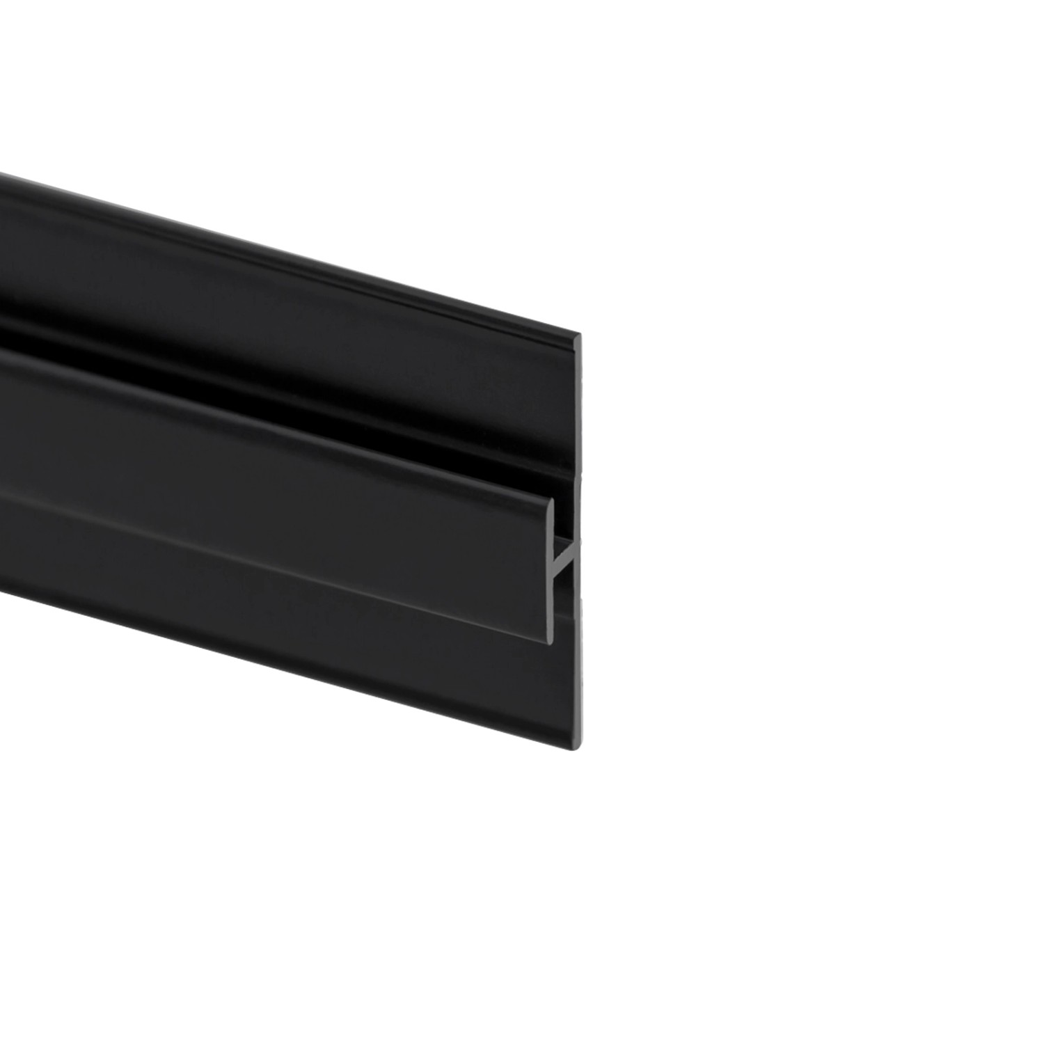 Schulte Flächenverbinder für Duschrückwand DecoDesign 255 cm Schwarz