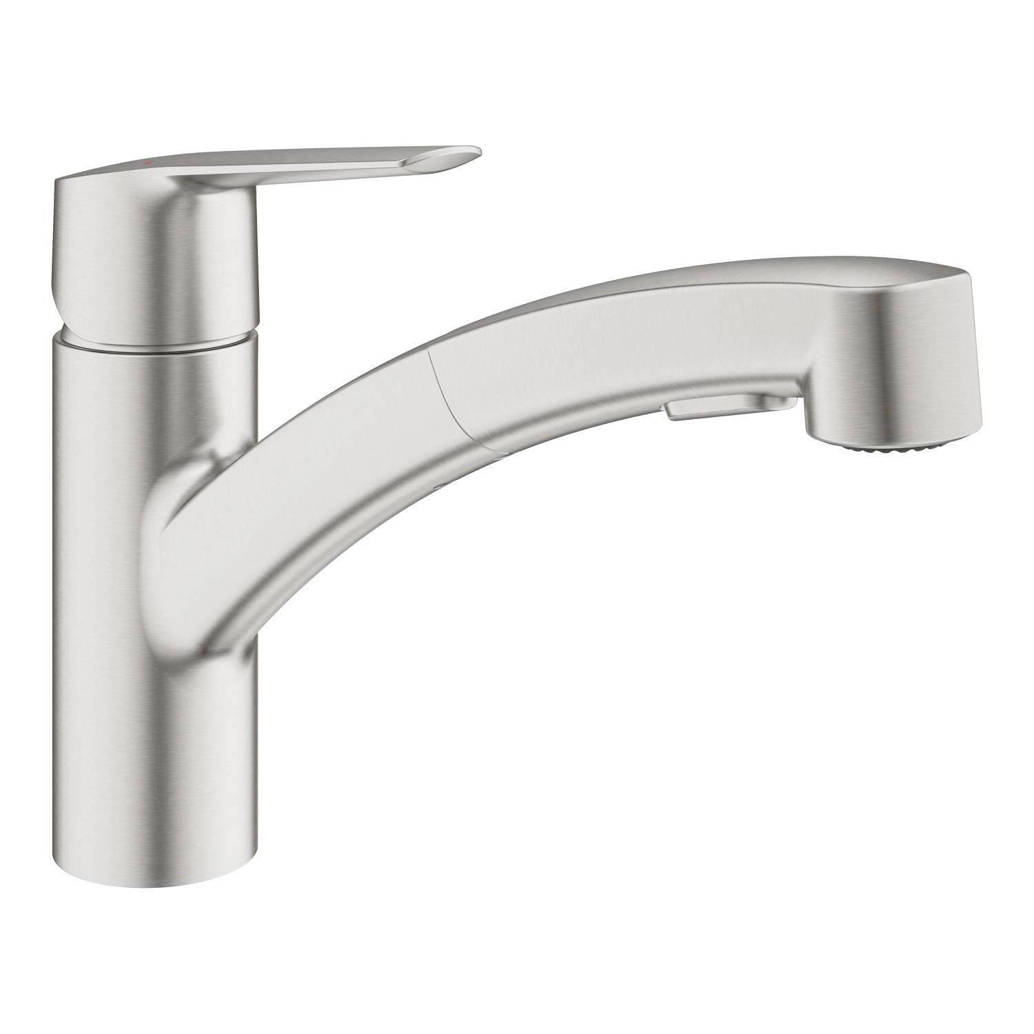 Grohe QuickFix Spültischarmatur Start Supersteel mit ausziehbarer Dualbraus günstig online kaufen