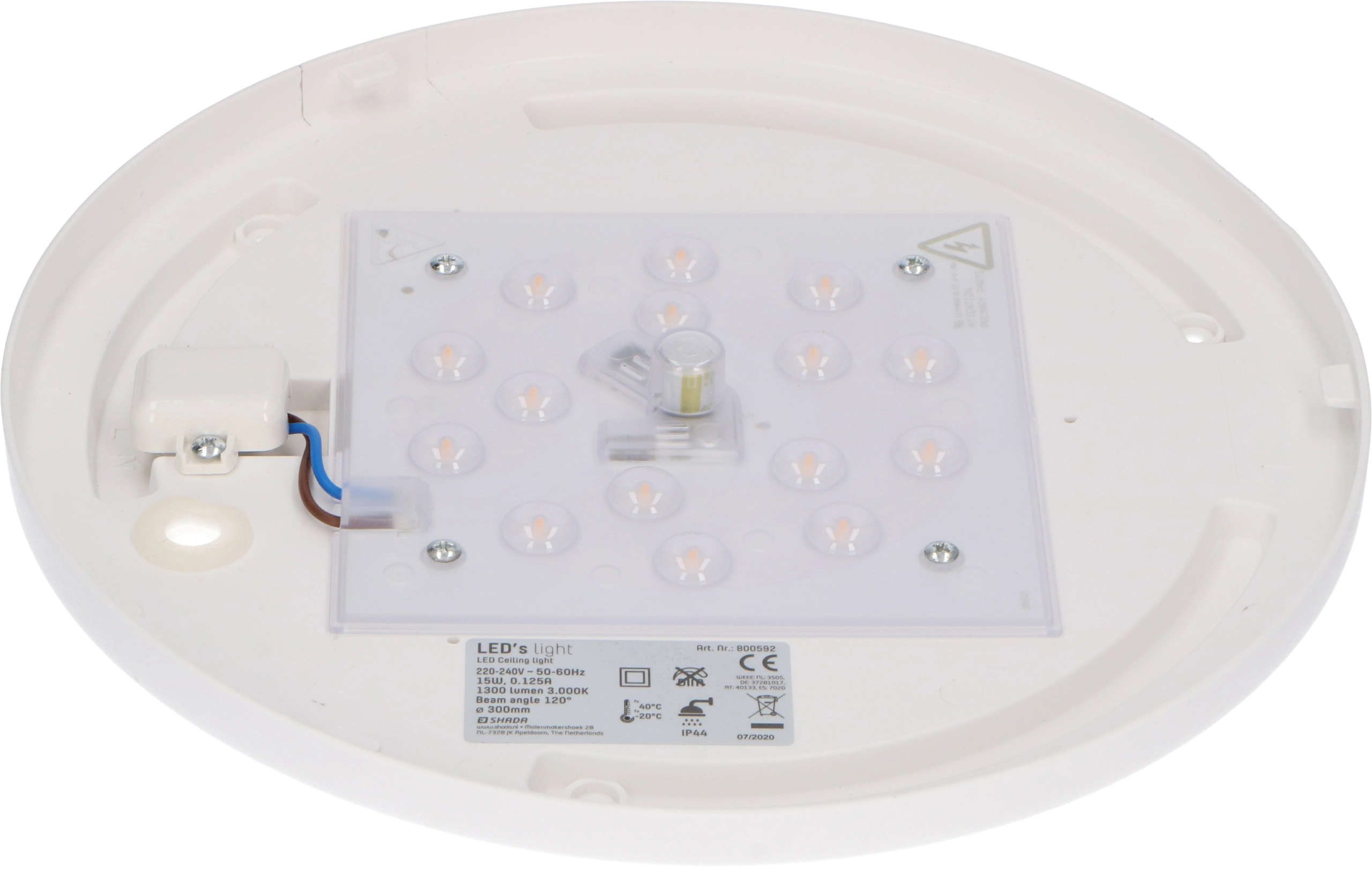 LED-Deckenleuchte 15 W 1600 lm 4000 K IP44 Ø 30 cm kaufen bei OBI