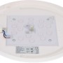 Weiße LED-Deckenleuchte, 15W, 4000K, IP44, Ø 30cm, für Bad und Küche geeignet.