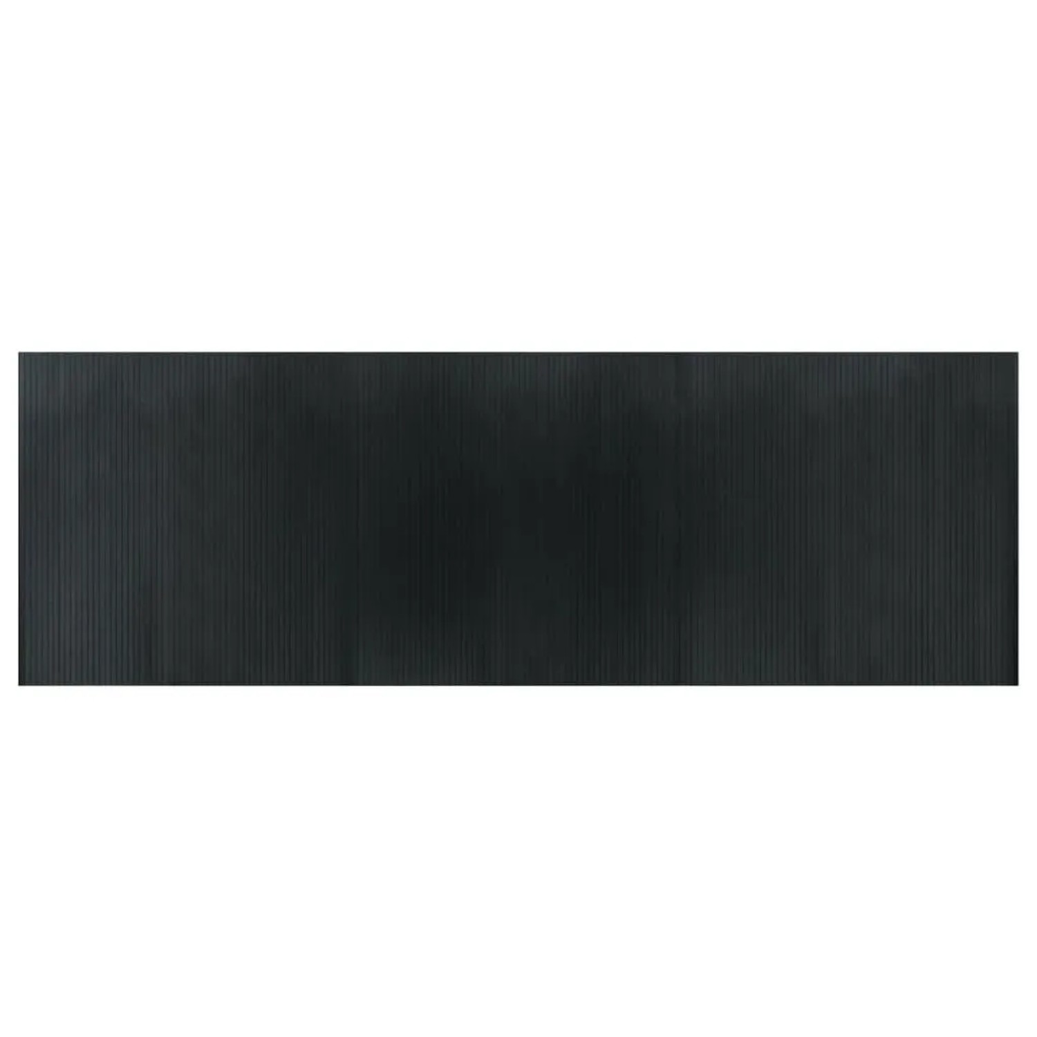 vidaXL Teppich Rechteckig Grau 100x300 cm Bambus 376814 günstig online kaufen