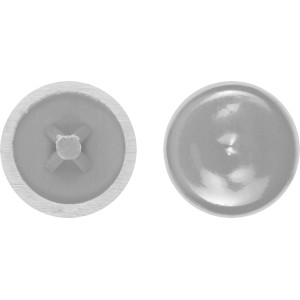 LUX Abdeckkappen PZ3 Grau, 30er-Set für Spanplattenschrauben & Universalschrauben.