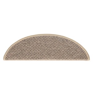 Dunkelbeige VidaXL Treppenmatte, selbstklebend, Sisal-Optik, für mehr Sicherheit.