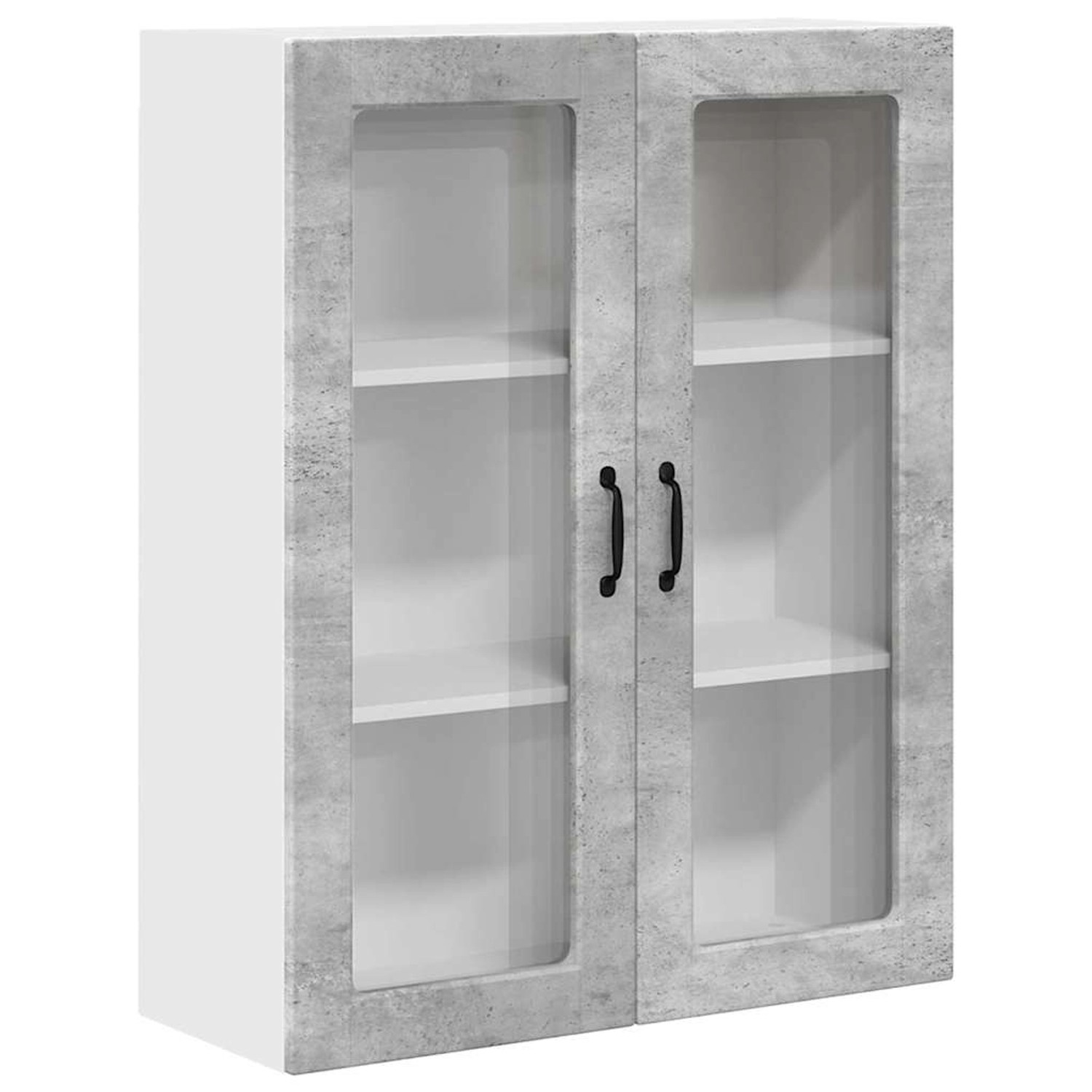 vidaXL Küchenwandschrank Beton Grau 80 x 31 x 100 cm Holzwerkstoff 885508 günstig online kaufen