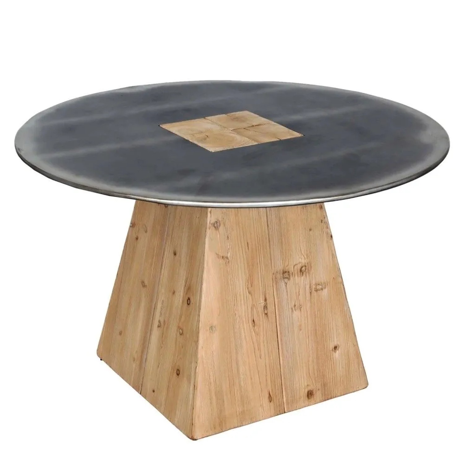 MCW Esstisch L76 74x120cm Natur mit Metall-Optik