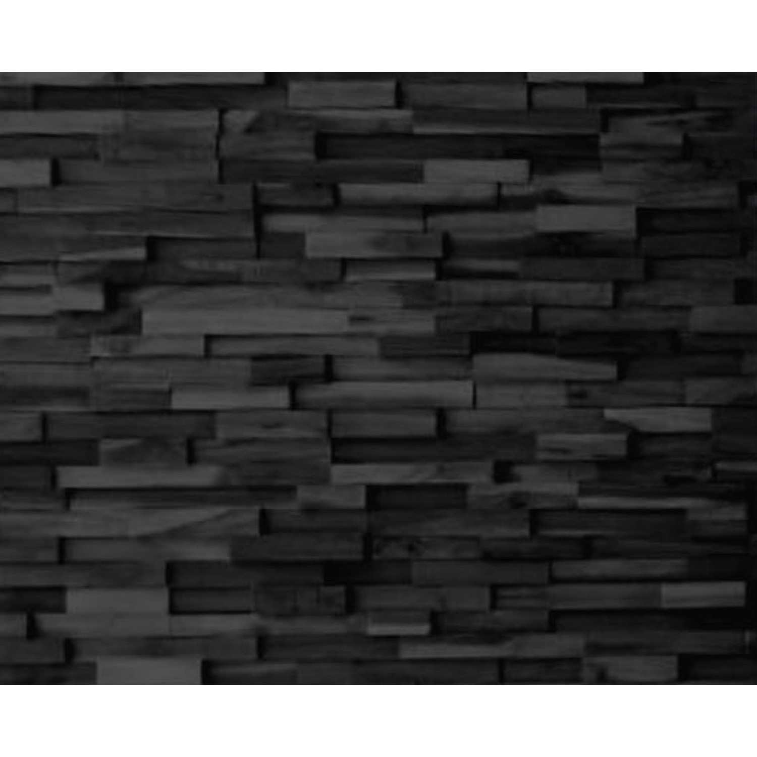 Rebel of Styles Holzverblender UltraWood Teak Yakisugi 18 cm x 49,5 cm FSC®