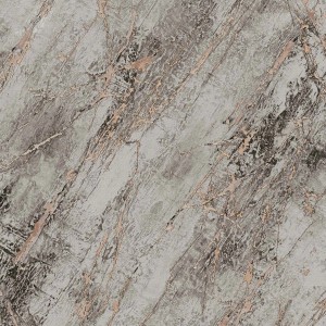 Graue Marmor Tapete mit Vinyl Struktur für Wohnzimmer & Küche.