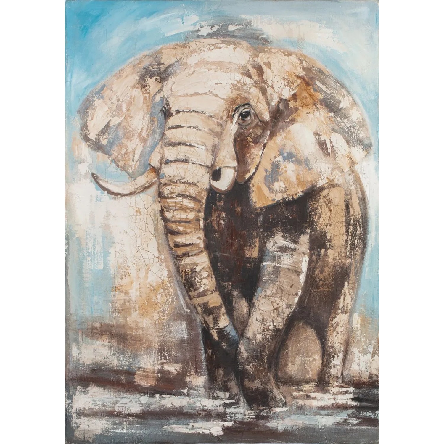 Art Universe Leinwandbild Big Elefant 115 x 150 cm