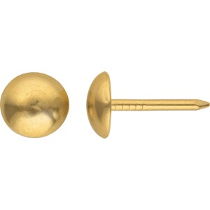Polsternägel Vermessingt 8 mm 55 Stück