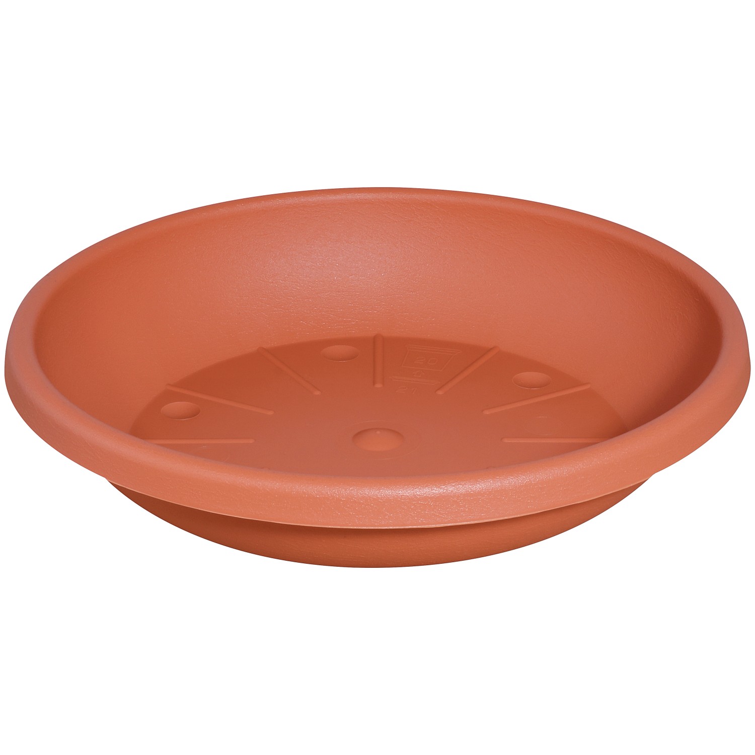 Geli Blumentopfuntersetzer Cylindro ca. Ø 21 cm Terracotta