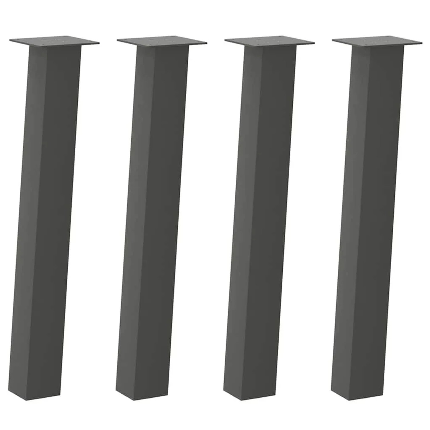 vidaXL Konsolentischbeine 4 Stk Anthrazit 72 cm Stahl 4012506 günstig online kaufen