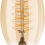 Osram LED-Leuchtmittel E14 in Kerzenform, 3,4W, warmweißes Licht, Vintage-Look.