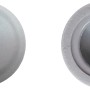 Sarei Fensterbankkappen, PVC, Ø 11,5 mm, grau, 12er-Set zur Schraubenabdeckung.