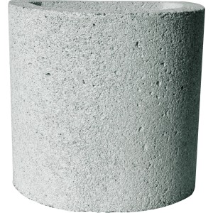 Kaminverlängerung für Buschbeck Grillkamin Rondo aus Beton, weiß.