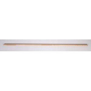 Handlauf aus Buchenholz, massiv, Ø 40 mm, Länge 2250 mm, für den Innenbereich.