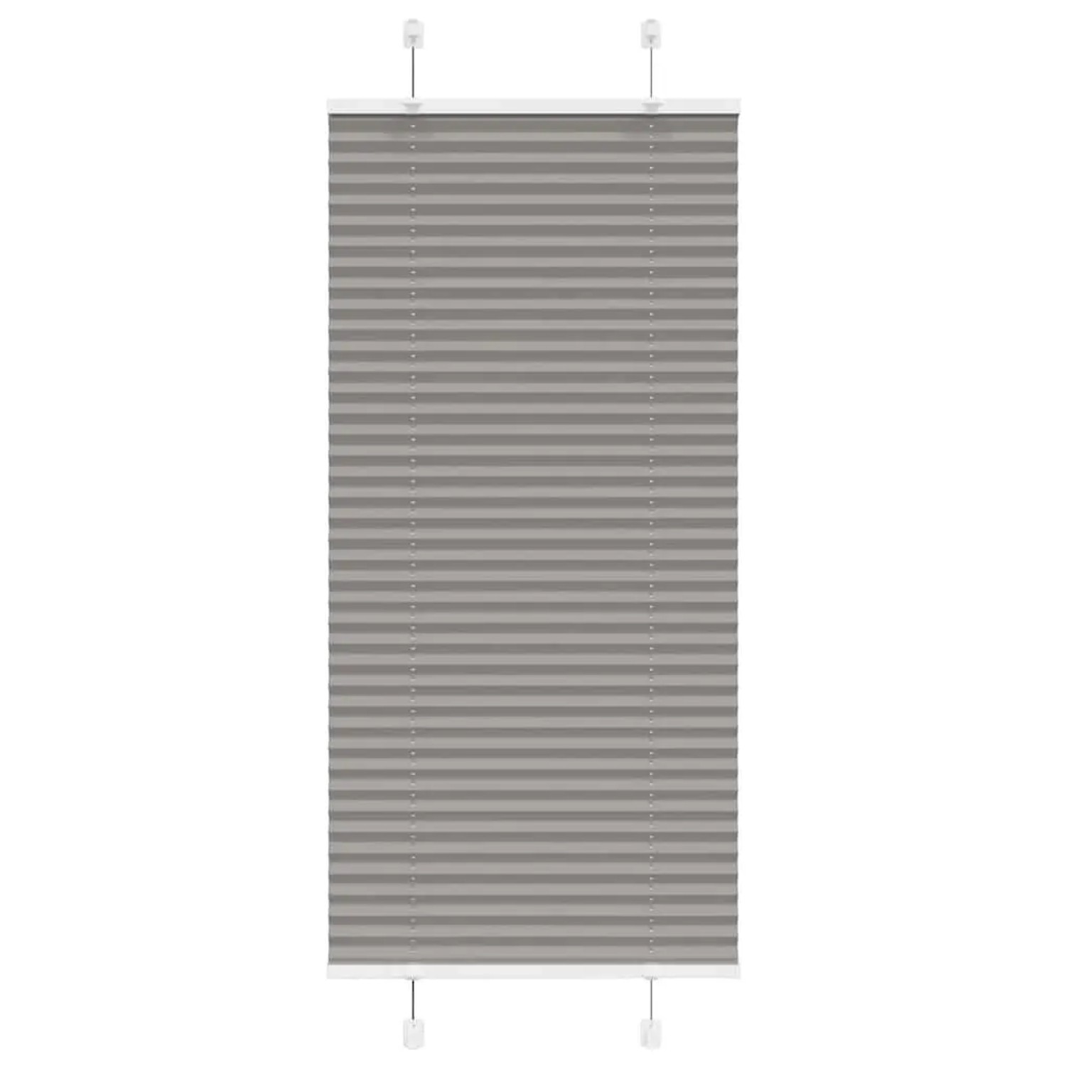 vidaXL Plissee Anthrazit 60x100 cm Stoffbreite 59,4 cm Polyester 4015067 günstig online kaufen