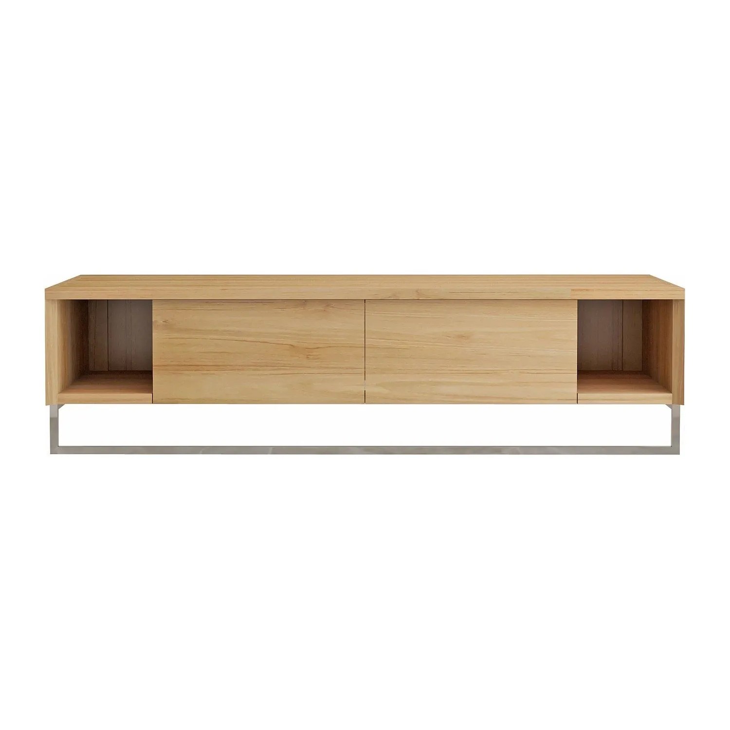 Vente-unique Waschbeckenunterschrank Kupang Naturfarben Hell 120 cm