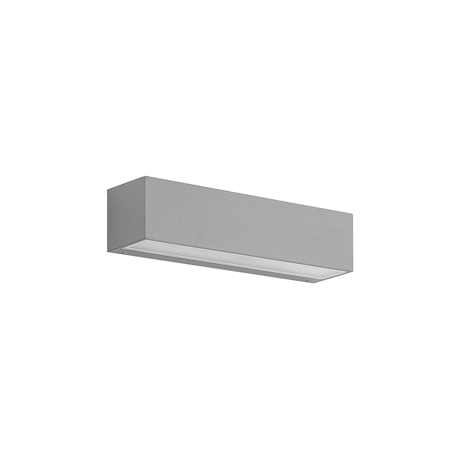 Lucande LED Wandleuchte Außen Lengo 9616206 Modern in Alu aus Aluminium 1-flammig