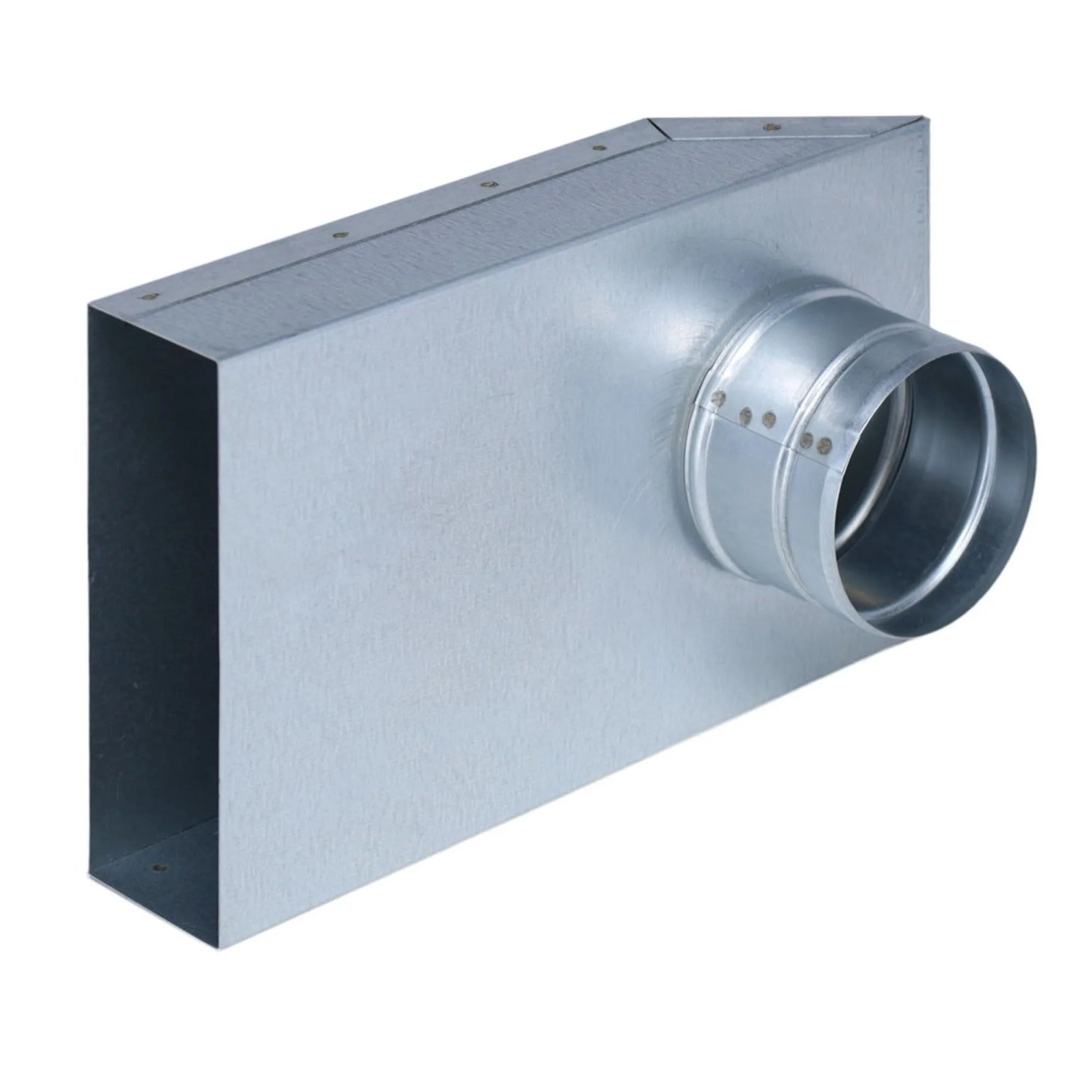 Subtiel Flachkanal Übergang 90° 150 x 50 mm Auf Ø 80 mm