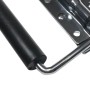 HMF 14990-09 Klappgriff für Kisten 2er Set Gefedert 125 x 4 cm Silber Verzinkt_4