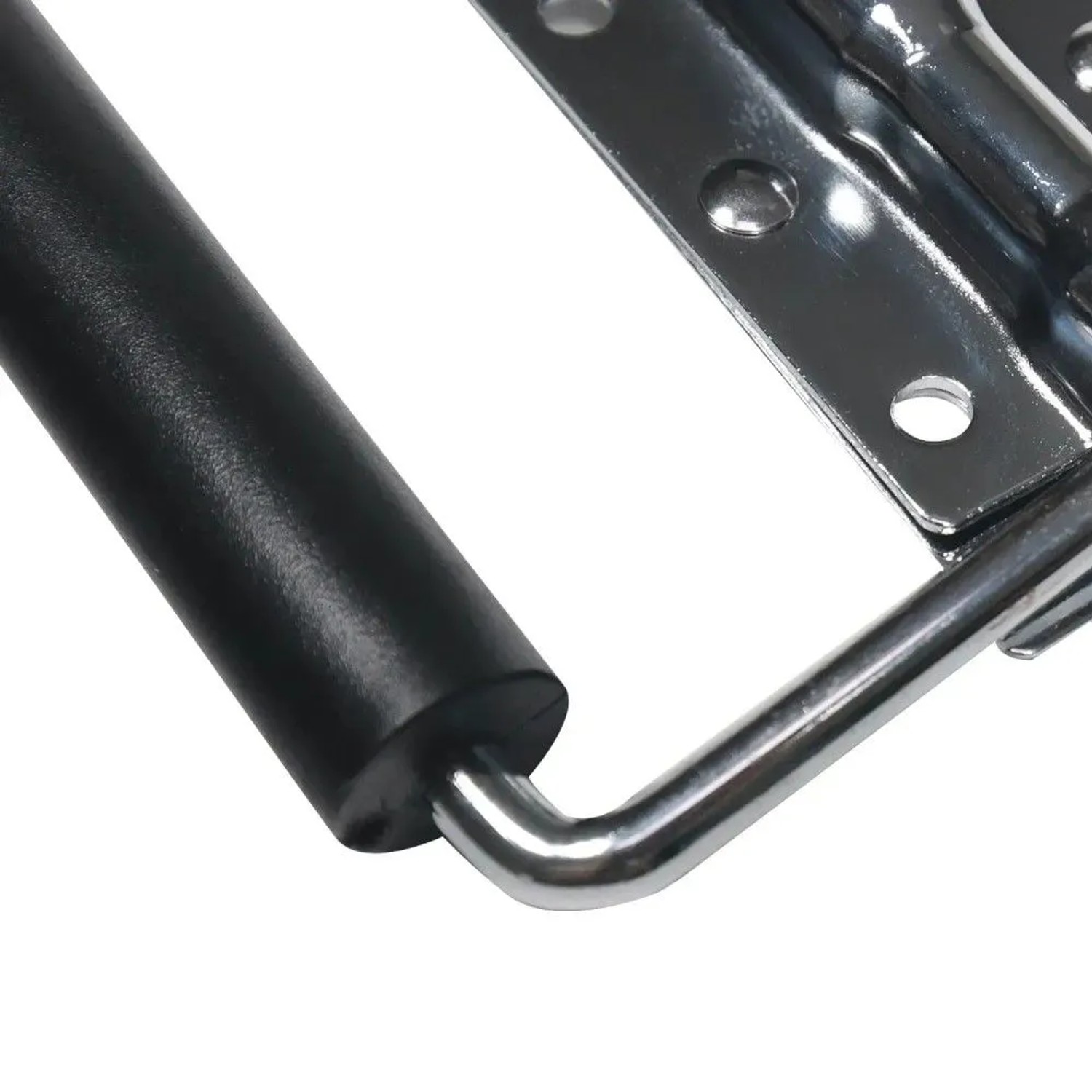 HMF 14990-09 Klappgriff für Kisten 2er Set Gefedert 125 x 4 cm Silber Verzinkt_4