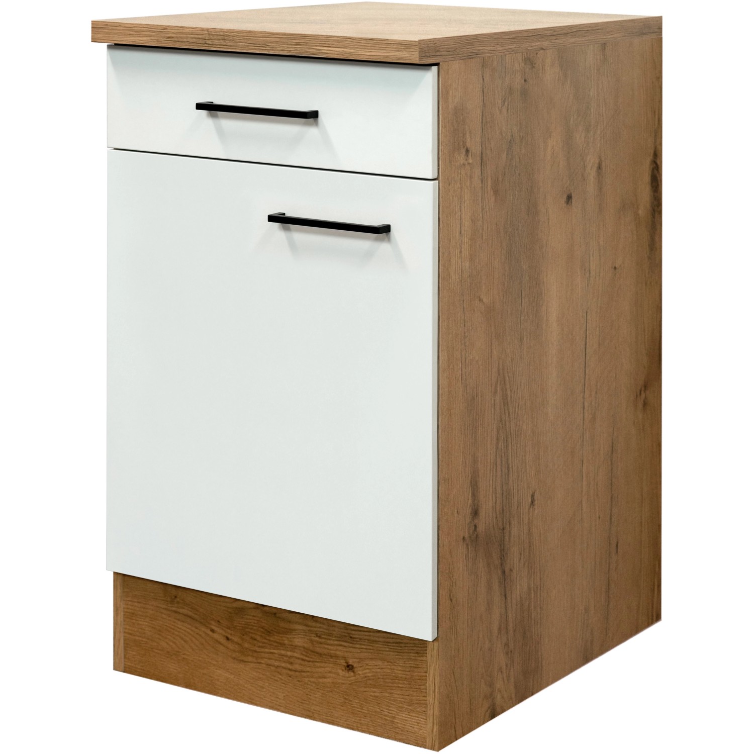 Flex-Well Exclusiv Unterschrank Vintea 50 cm Magnolie matt - Lancelot Oak