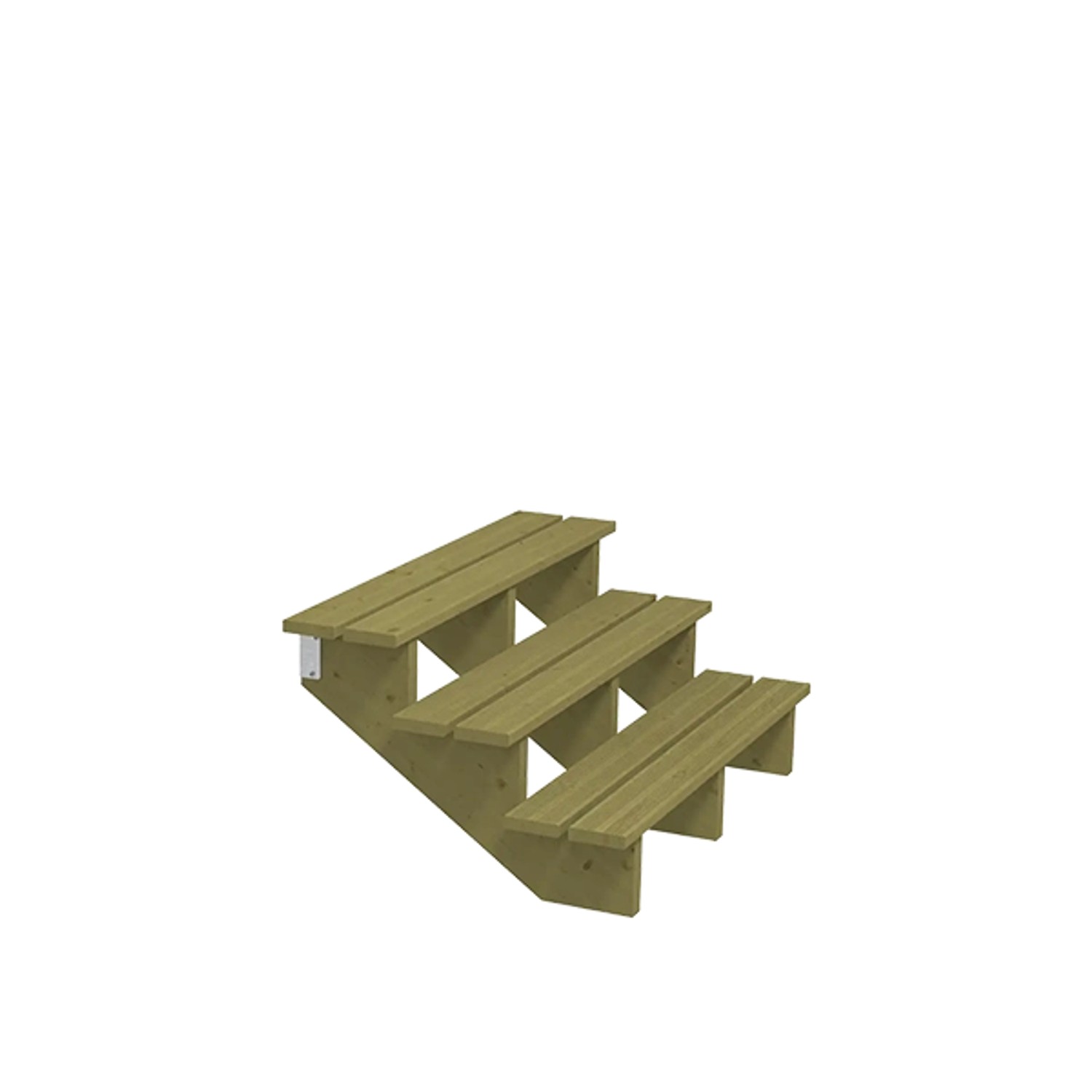 Plus A/S  Terrassentreppe 3 Stufen 75x51x120 cm Druckimprägniert NTR Kl A günstig online kaufen