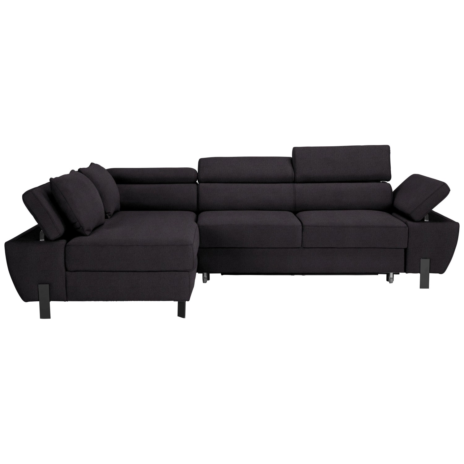 Mömax Ecksofa Molina Mini Schwarz