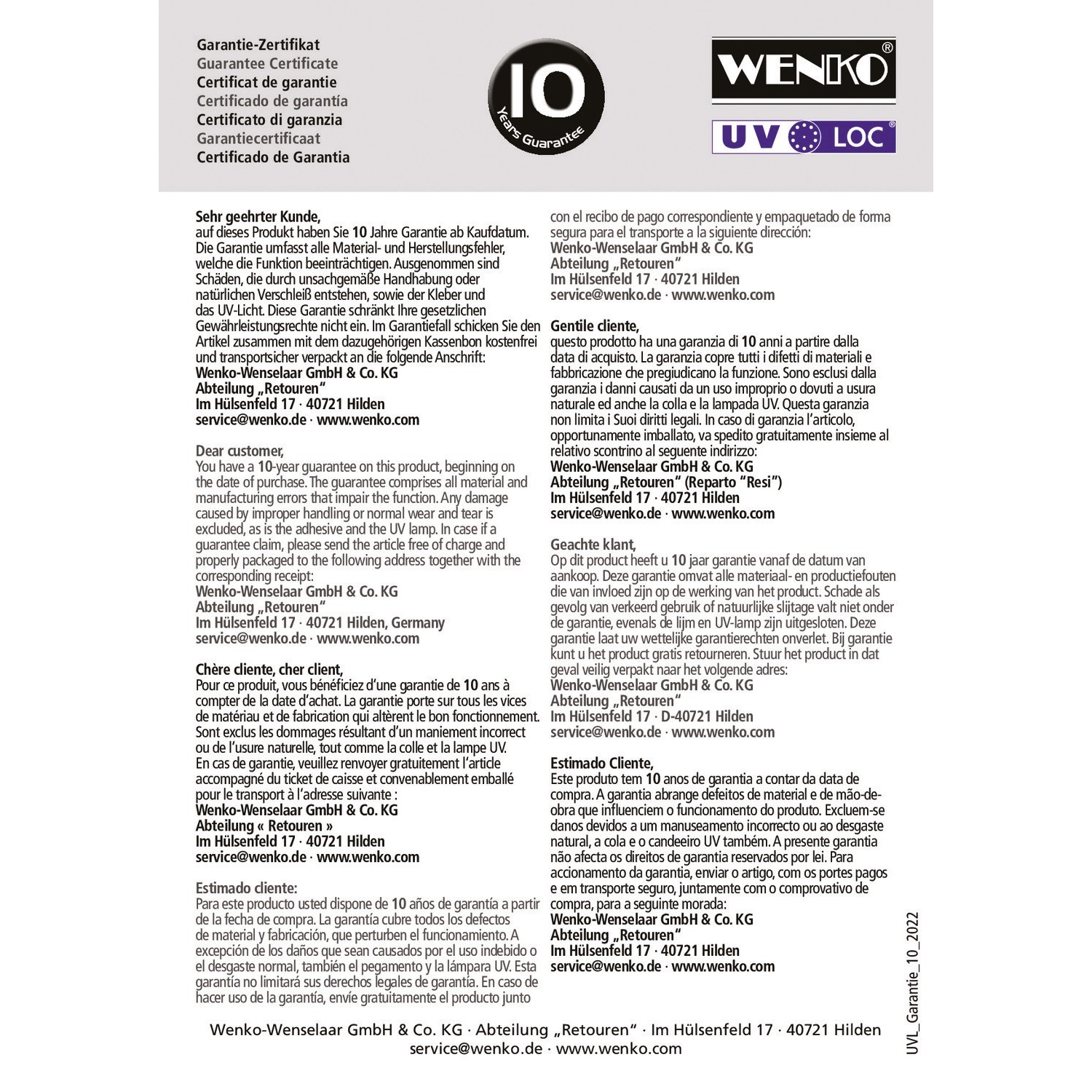 WENKO Eckregal Trestina mit 2 Etagen aus Edelstahl für Bad und Dusche.