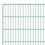 Grüner Einstabmattenzaun, 50x200 cm, für den Garten.