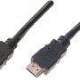 Schwarzes HDMI-Anschlusskabel, 1,3 m, für Full HD und 3D TV.