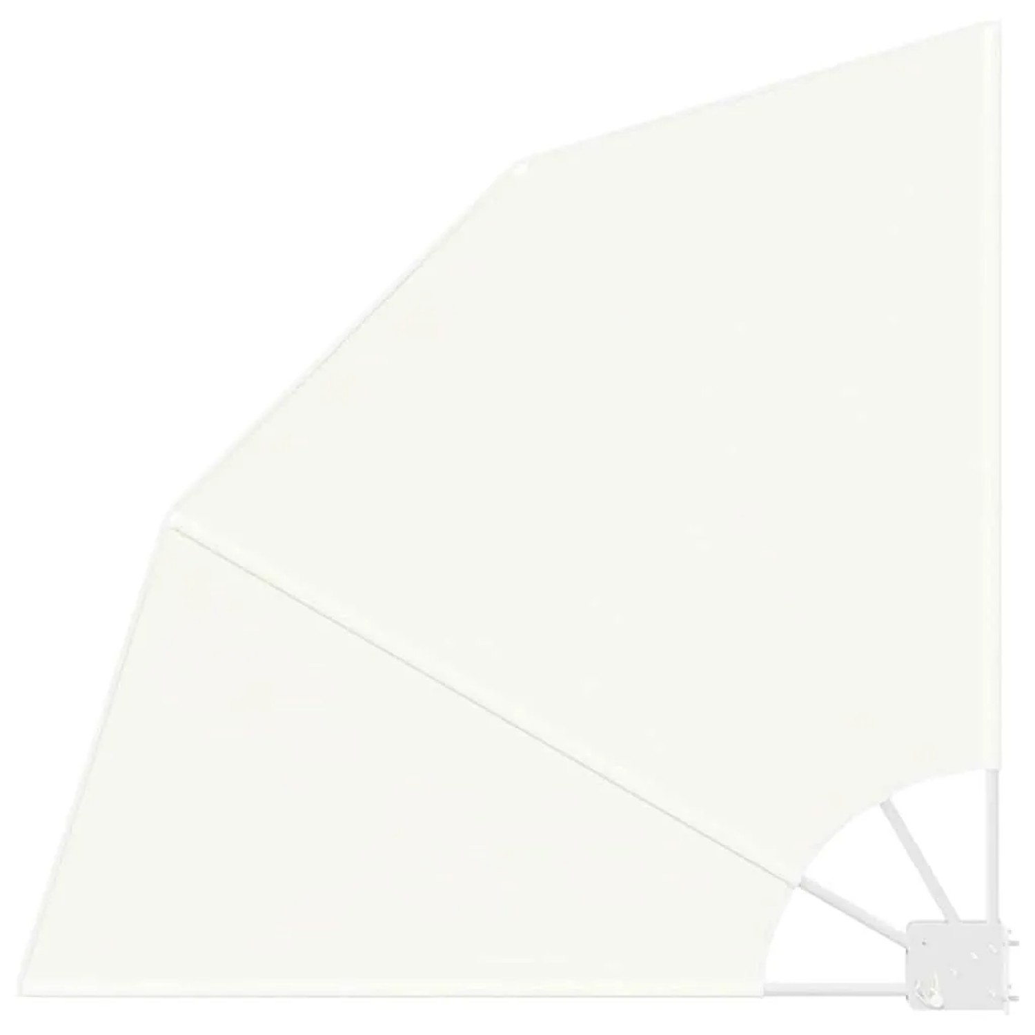 vidaXL Balkon Sichtschutz Creme 115 x 115 cm Polyester 42000942 günstig online kaufen