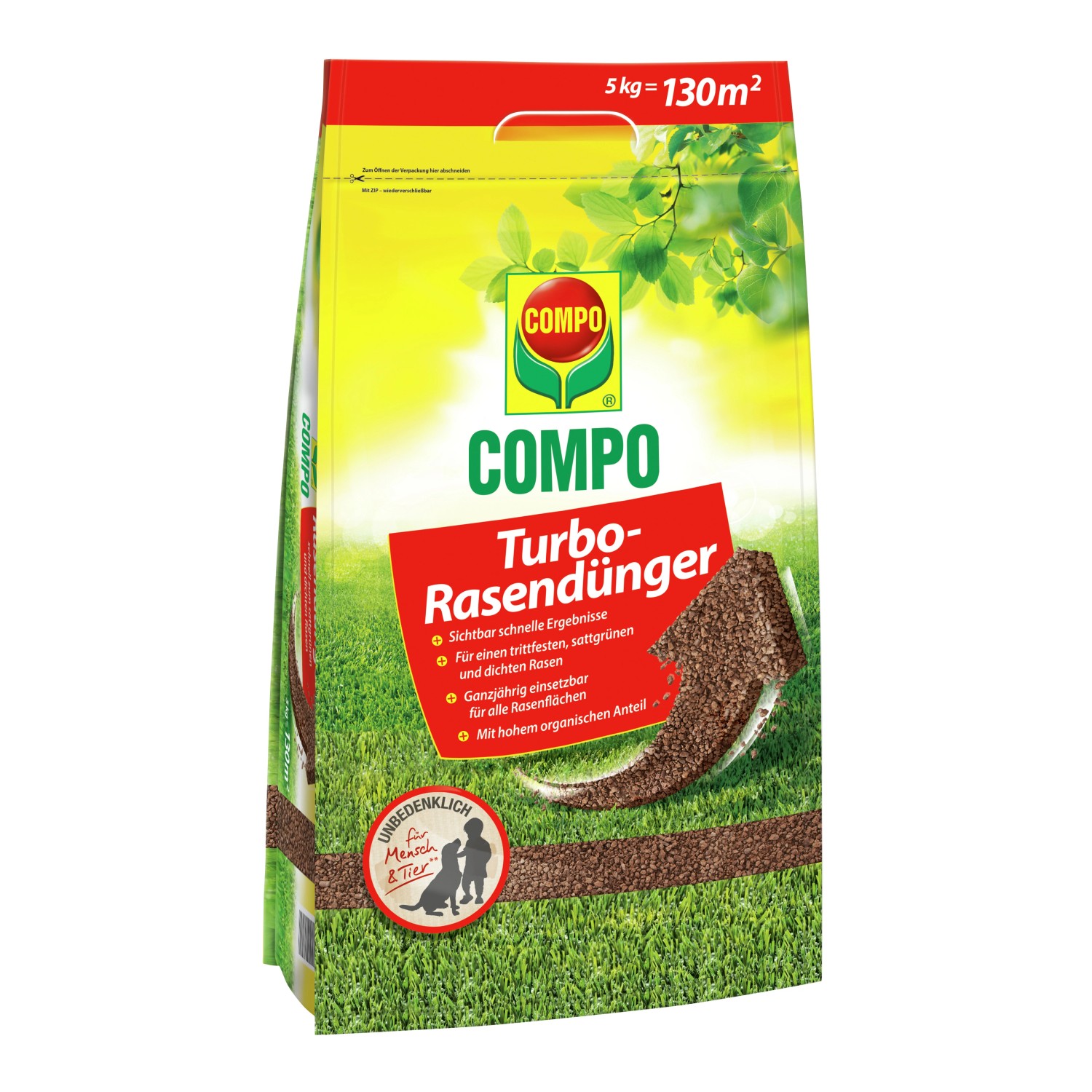 Compo Turbo-Rasendünger 5 kg für einen robusten Rasen günstig online kaufen