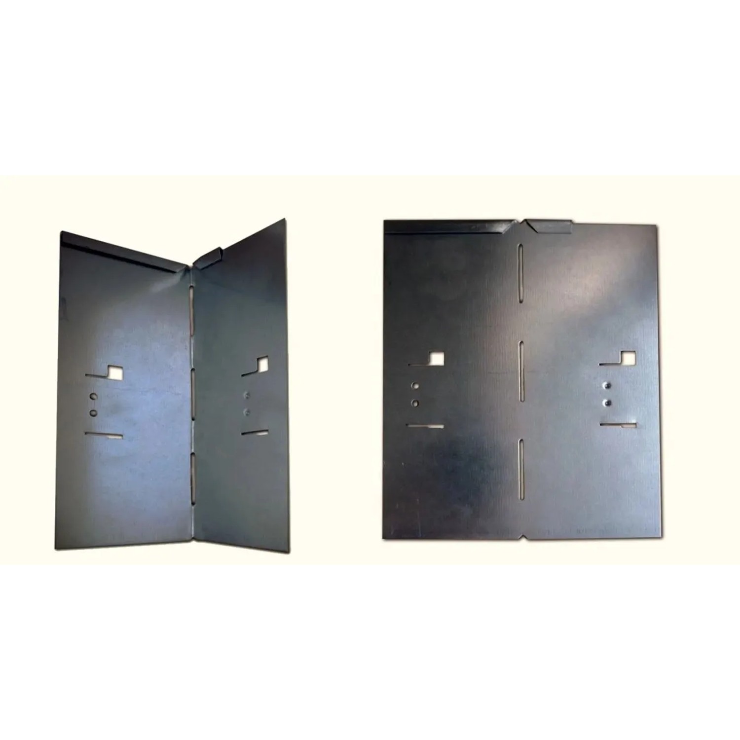 Green-Split Alu/Zink-Ecke für Rasenkanten 13,5 cm Grau