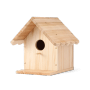 WildYard X Angry Birds Vogelhaus Bausatz aus Zedernholz zum Selberbauen.
