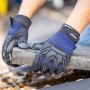 LUX Arbeitshandschuhe Men Strong Protect Gr. 8 beim Anheben eines Steins.
