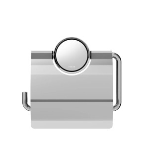 Tiger Toilettenpapierhalter Ace mit Deckel, Edelstahl poliert.