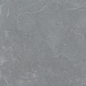 Feinsteinzeug Bodenfliese in Anthrazit, matte Glasur, 60x60 cm, Steinoptik.