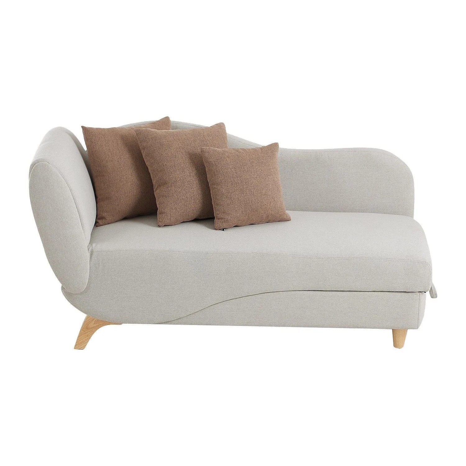 Vente-unique Recamiere Mit Schlaffunktion Penelope Beige 160 cm