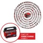 Einhell Akku-Kompressor Pressito 18/25: Kompakter, roter Kompressor mit digitaler Anzeige. Ideal für Reifen, Bälle & Luftmatratzen.