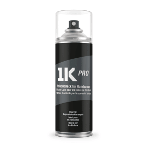 1K PRO COLORS Spraydose 400ml Beispritzlack für Randzonen Transparent
