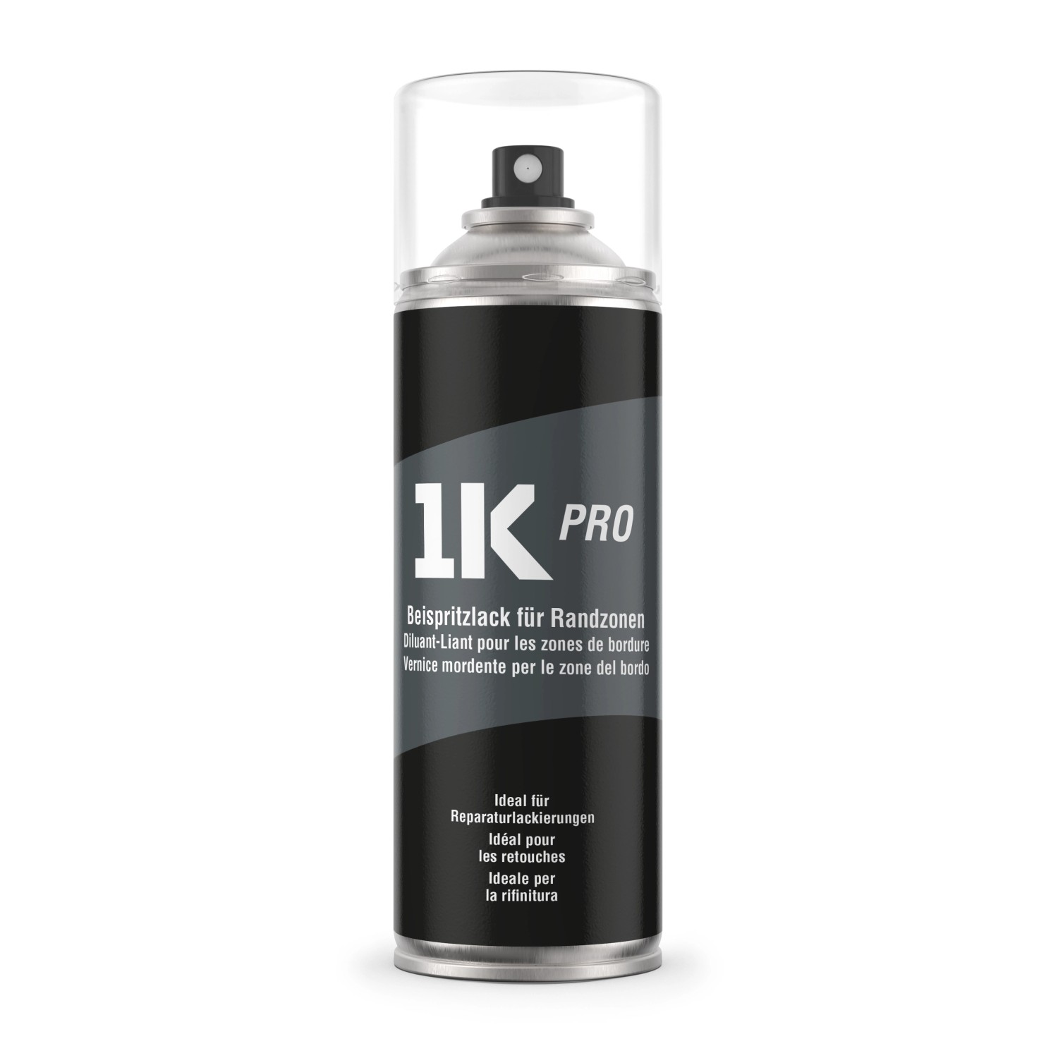 1K PRO COLORS Spraydose 400ml Beispritzlack für Randzonen Transparent