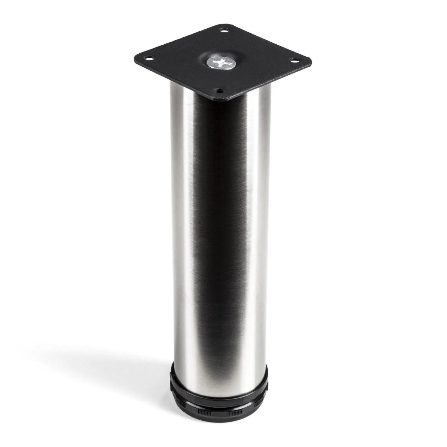 SOTECH Möbelfuß JIM Echt Edelstahl Gebürstet Ø50 mm Höhe 200 mm