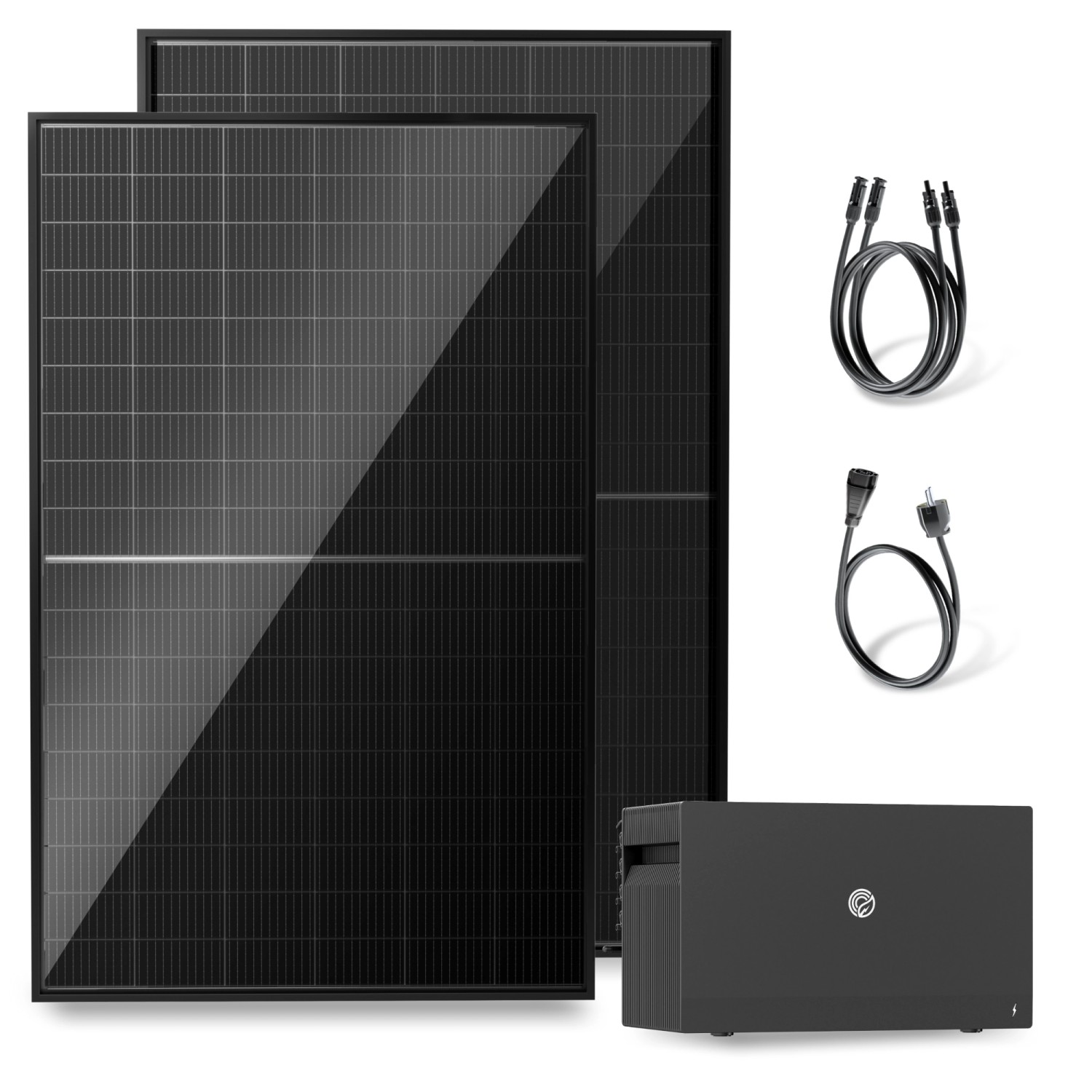 Solakon Balkonkraftwerk 1000W 800W Solaranlage mit Speicher Steckerfertig K günstig online kaufen