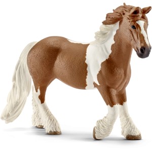 Schleich Farm World Tinker Stute, detailgetreue Spielfigur mit geschecktem Fell und üppiger Mähne.